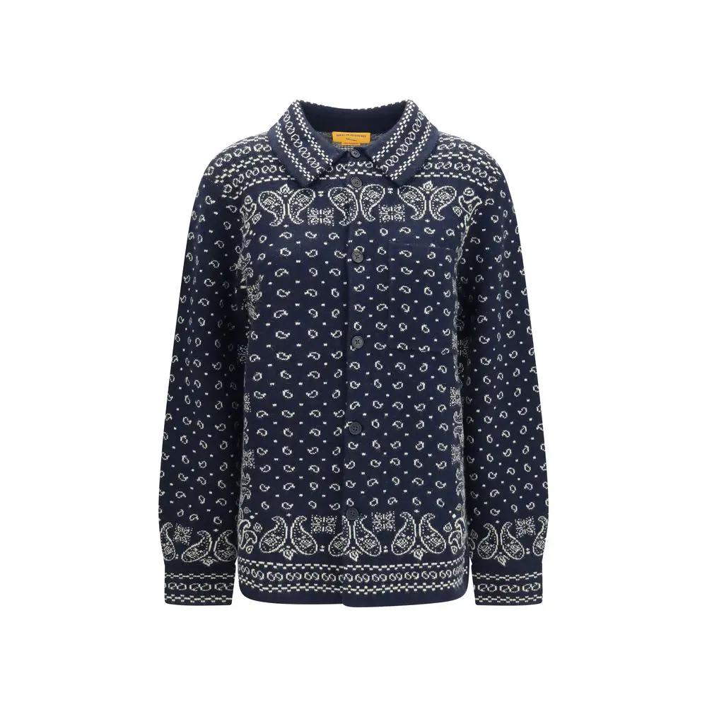 Guest in Residence Sample Sale | Guest in Residence Blue Cashmere Shirt - | Designer outlet