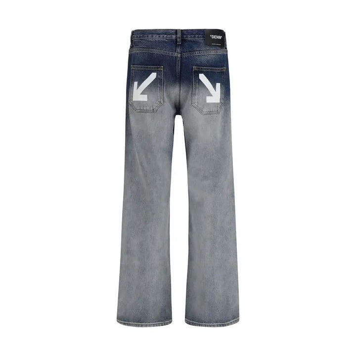 Off-White Sample Sale | Off-White Gray Cotton Slim Fit Jeans - | Designer outlet