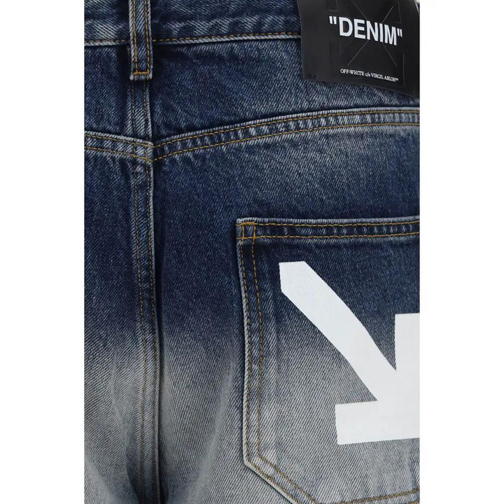 Off-White Sample Sale | Off-White Gray Cotton Slim Fit Jeans - | Designer outlet
