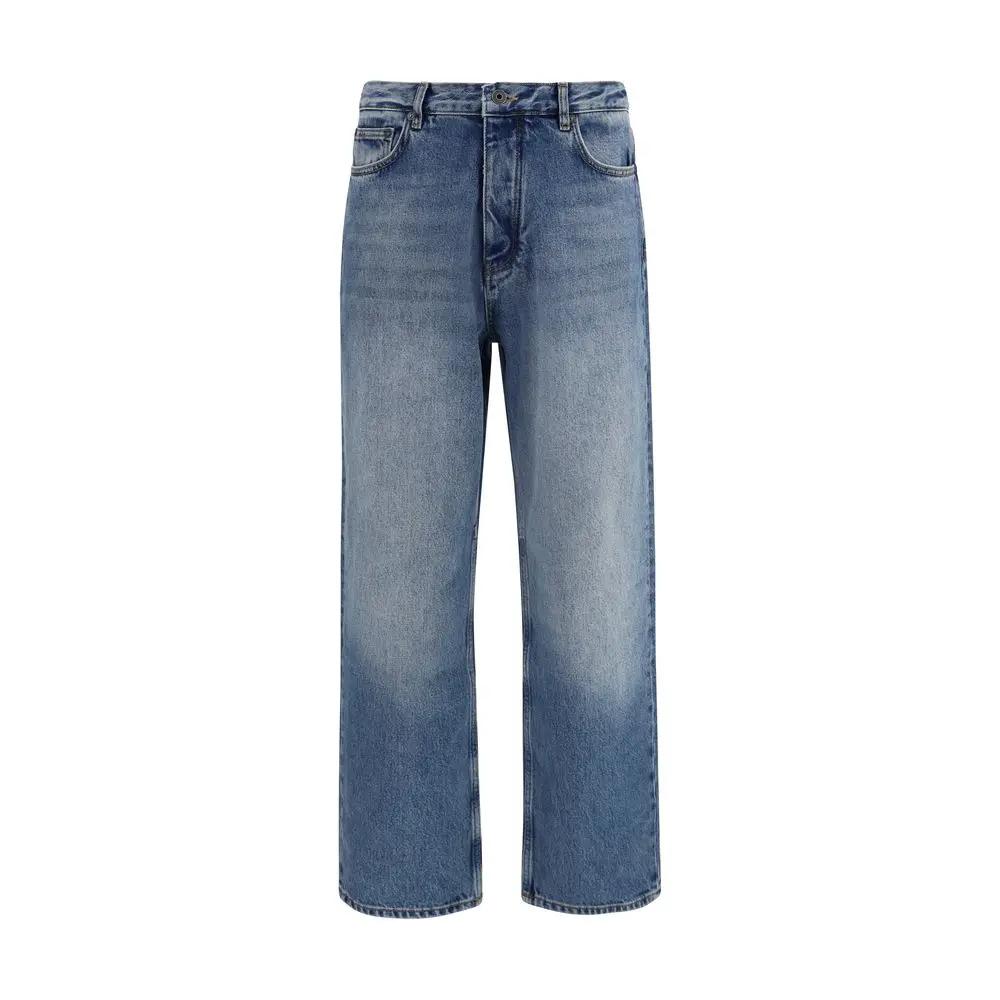 Off-White Sample Sale | Off-White Blue Cotton Slim Fit Jeans - | Designer outlet
