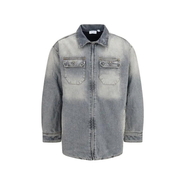 Off-White Sample Sale | Off-White Gray Cotton Denim Jacket - | Designer outlet