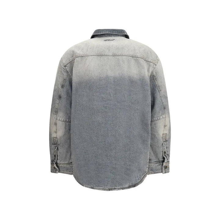 Off-White Sample Sale | Off-White Gray Cotton Denim Jacket - | Designer outlet