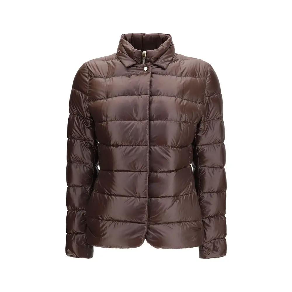 Herno Sample Sale | Herno Brown Goose Down Full-Length Jacket - | Designer outlet