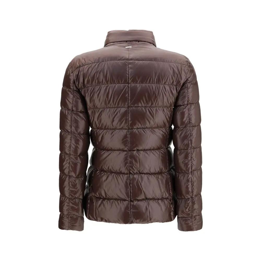 Herno Sample Sale | Herno Brown Goose Down Full-Length Jacket - | Designer outlet