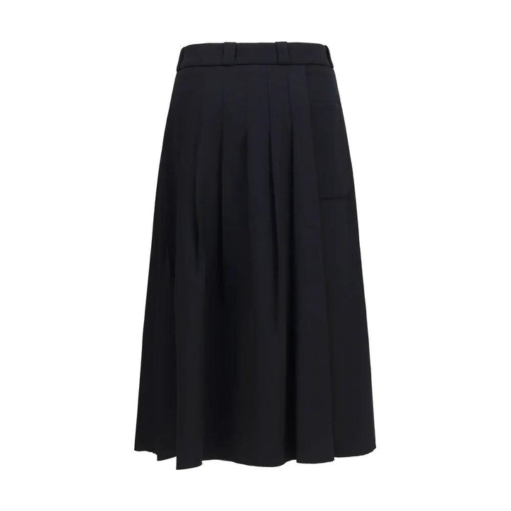 Our Legacy Sample Sale | Our Legacy Black Wool Oves Aries Midi Skirt - | Designer outlet