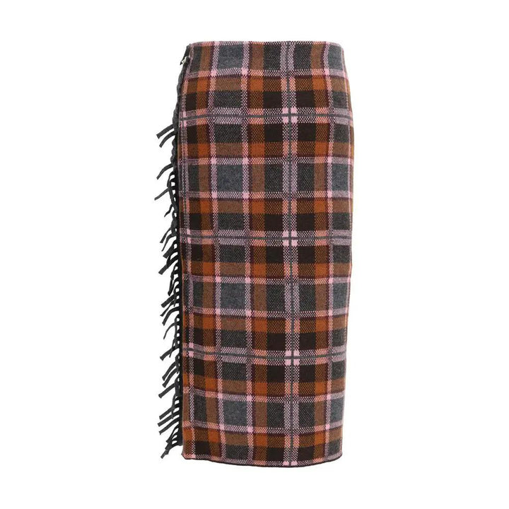 Guest in Residence Sample Sale | Guest in Residence Brown Wool Oves Aries Midi Skirt - | Designer outlet
