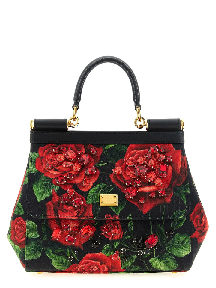Dolce &amp; Gabbana Sample Sale | Dolce &amp; Gabbana Red Cotton Handbag - | Designer outlet