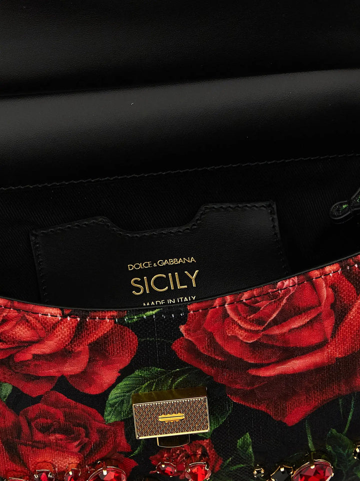 Dolce &amp; Gabbana Sample Sale | Dolce &amp; Gabbana Red Cotton Handbag - | Designer outlet