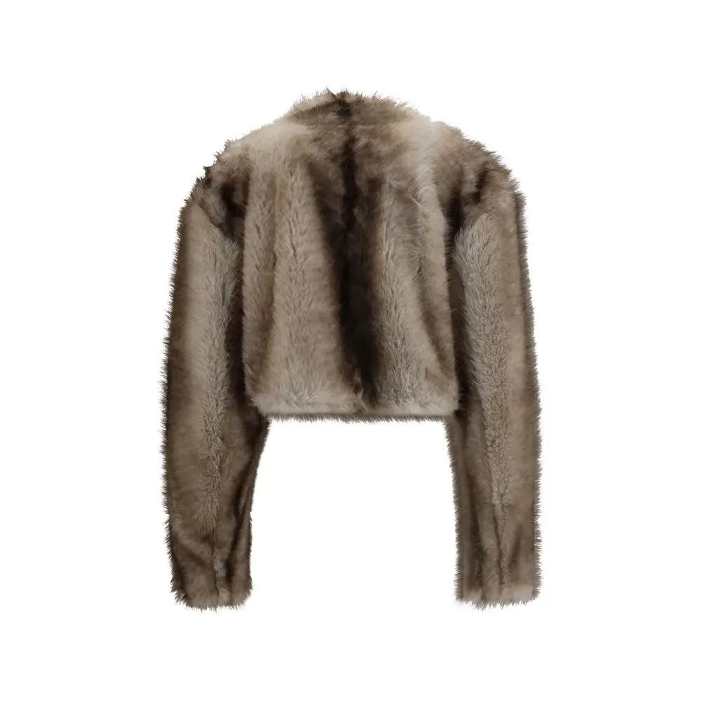 Max Mara Sample Sale | Max Mara Gray Polyester Full-Length Jacket - | Designer outlet