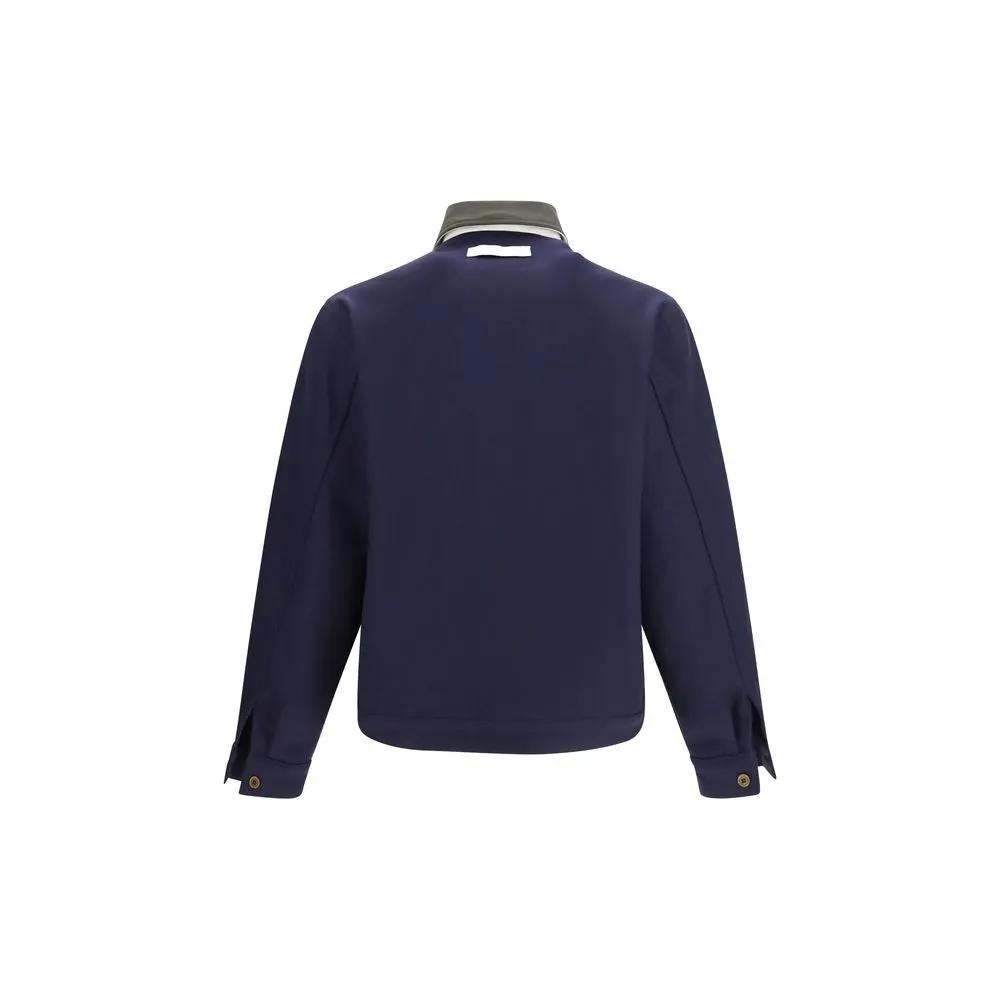 GR10K Sample Sale | GR10K Blue Wool Oves Aries Jacket - | Designer outlet