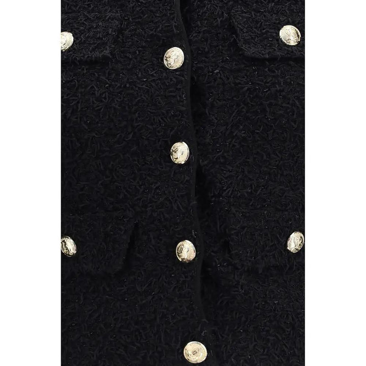Balmain Sample Sale | Balmain Black Viscose Shell Jacket - | Designer outlet