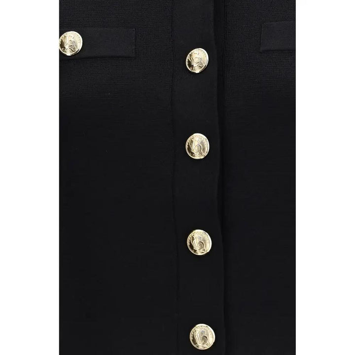 Balmain Sample Sale | Balmain Black Viscose Cardigan - | Designer outlet