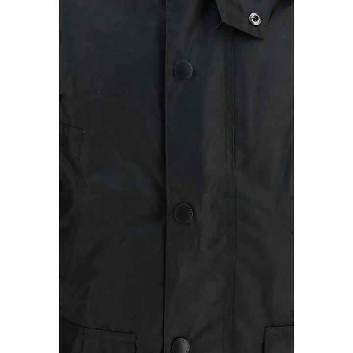 Barbour Sample Sale | Barbour Black Cotton Full-Length Jacket - | Designer outlet