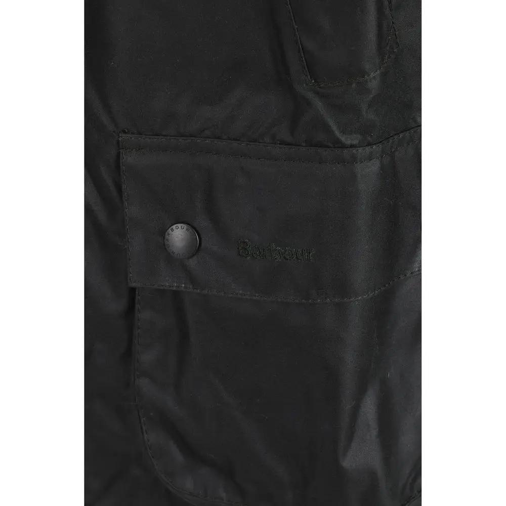 Barbour Sample Sale | Barbour Black Cotton Full-Length Jacket - | Designer outlet