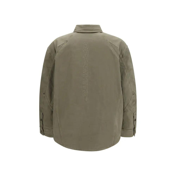 Off-White Sample Sale | Off-White Bicolor Cotton Shell Jacket - | Designer outlet