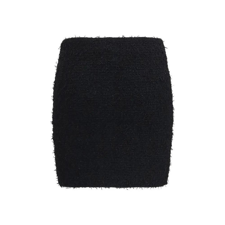 Balmain Sample Sale | Balmain Black Viscose Mini Skirt - | Designer outlet