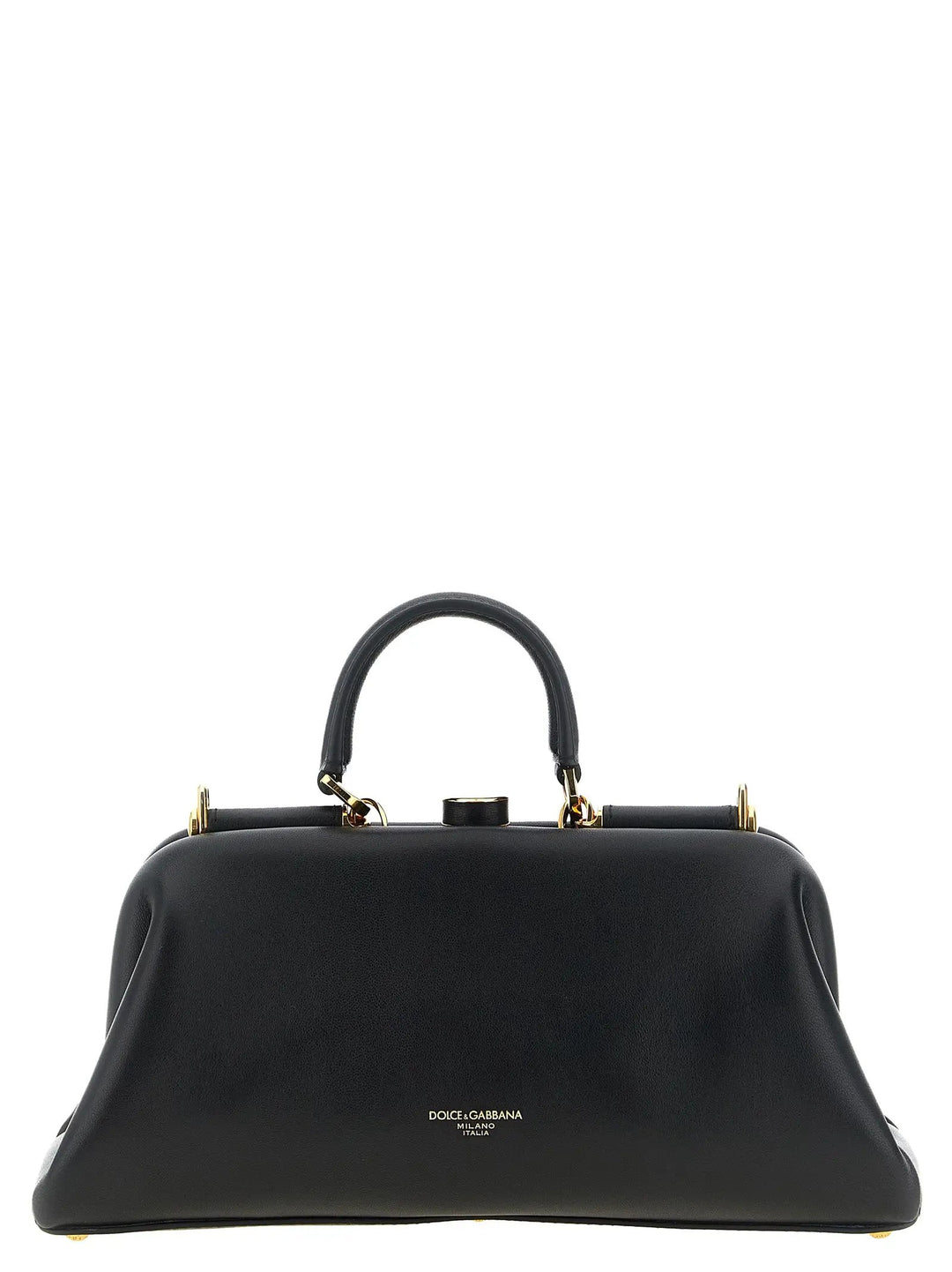 Dolce & Gabbana Sample Sale | Dolce & Gabbana Black Lamb Leather Handbag - | Designer outlet
