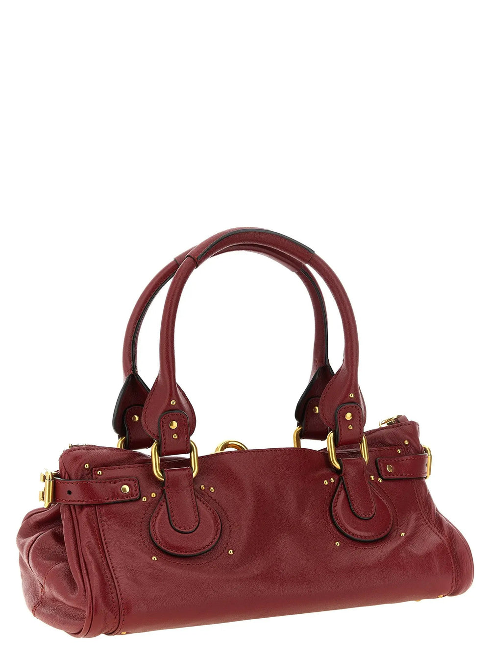 Chloé Sample Sale | Chloé Bordeaux Buffalo Leather Shoulder Bag - | Designer outlet