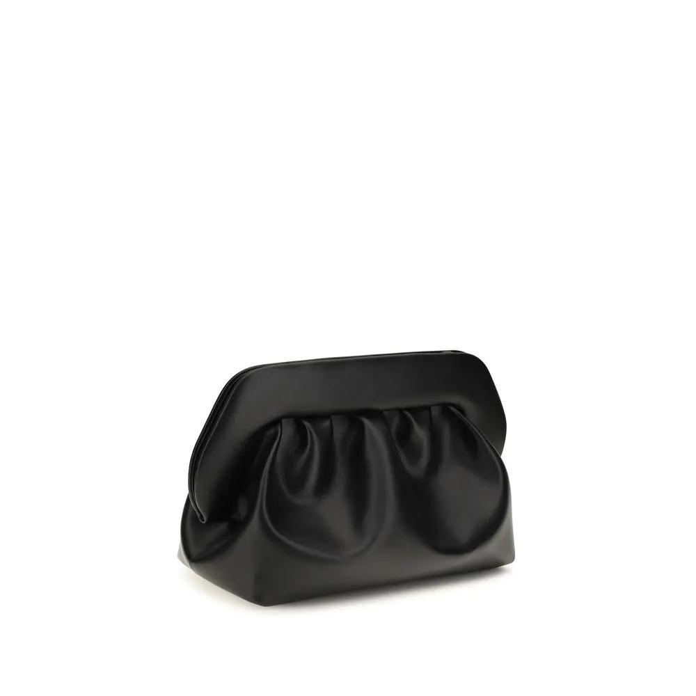 THEMOIRè Sample Sale | THEMOIRè Black Recycled Leather Clutch Bag - | Designer outlet