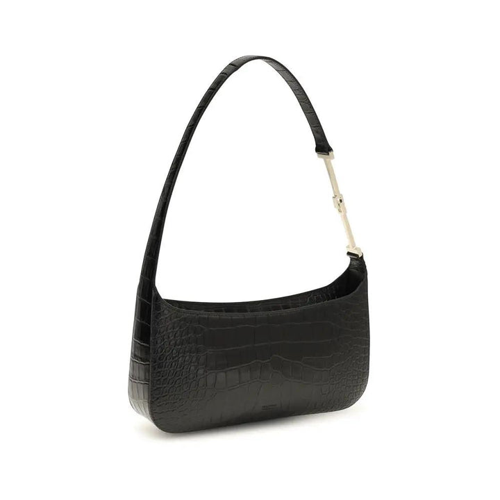 Tom Ford Sample Sale | Tom Ford Black Calf Leather Bos Taurus Shoulder Bag - | Designer outlet