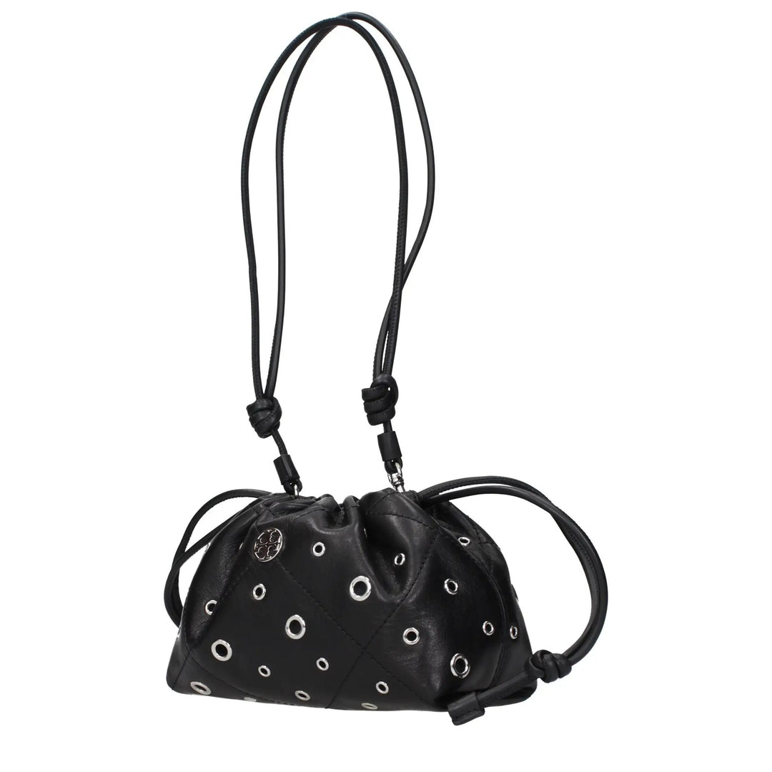 Tory Burch Sample Sale | Tory Burch Black Leather Shoulder Bag - | Designer outlet