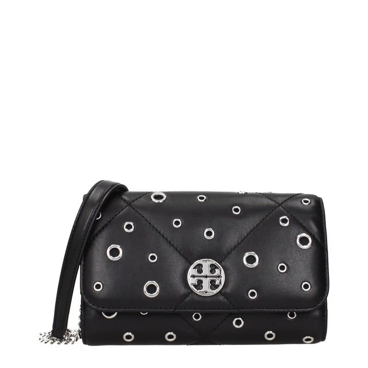 Tory Burch Sample Sale | Tory Burch Black Leather Clutch Bag - | Designer outlet