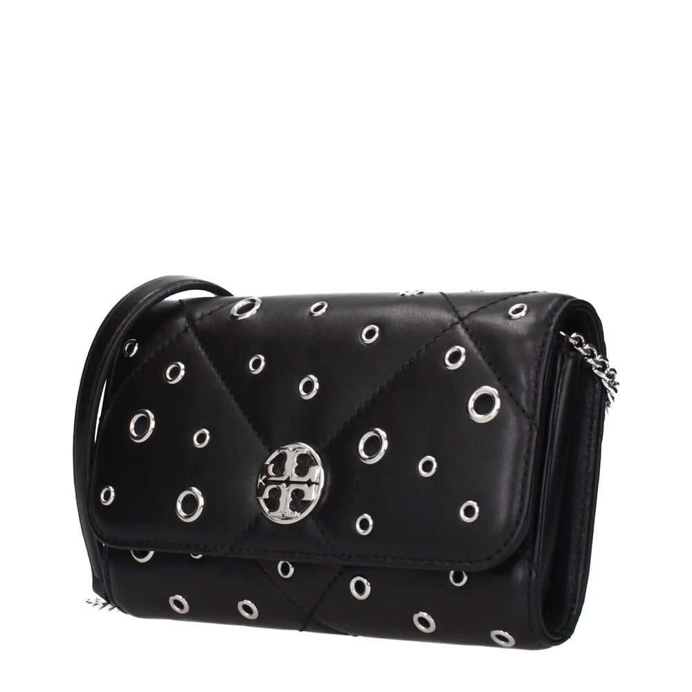Tory Burch Sample Sale | Tory Burch Black Leather Clutch Bag - | Designer outlet