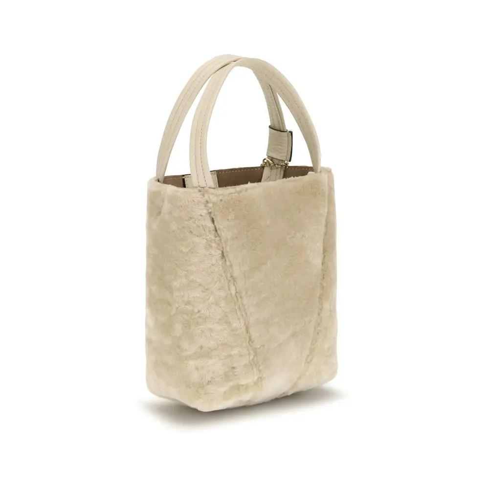 Chloé Sample Sale | Chloé Beige Calf Leather Bos Taurus Shoulder Bag - | Designer outlet