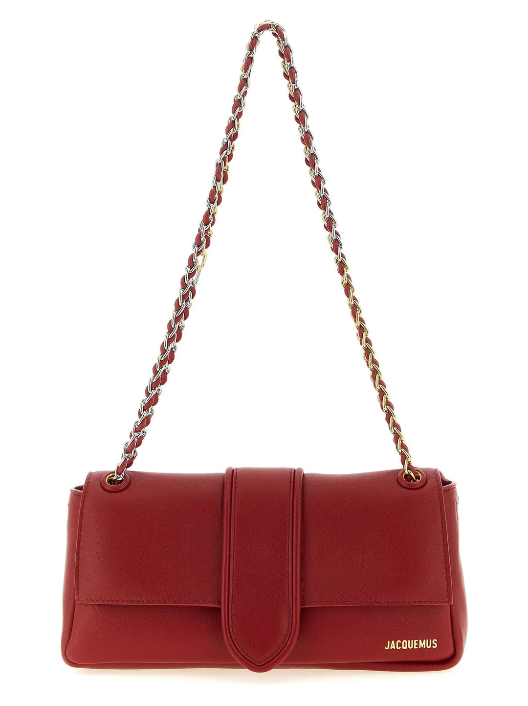 Jacquemus Sample Sale | Jacquemus Red Lamb Leather Shoulder Bag - | Designer outlet