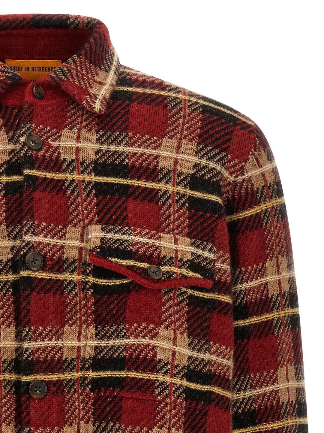 Guest in Residence Sample Sale | Guest in Residence Red Cashmere Blouse - | Designer outlet