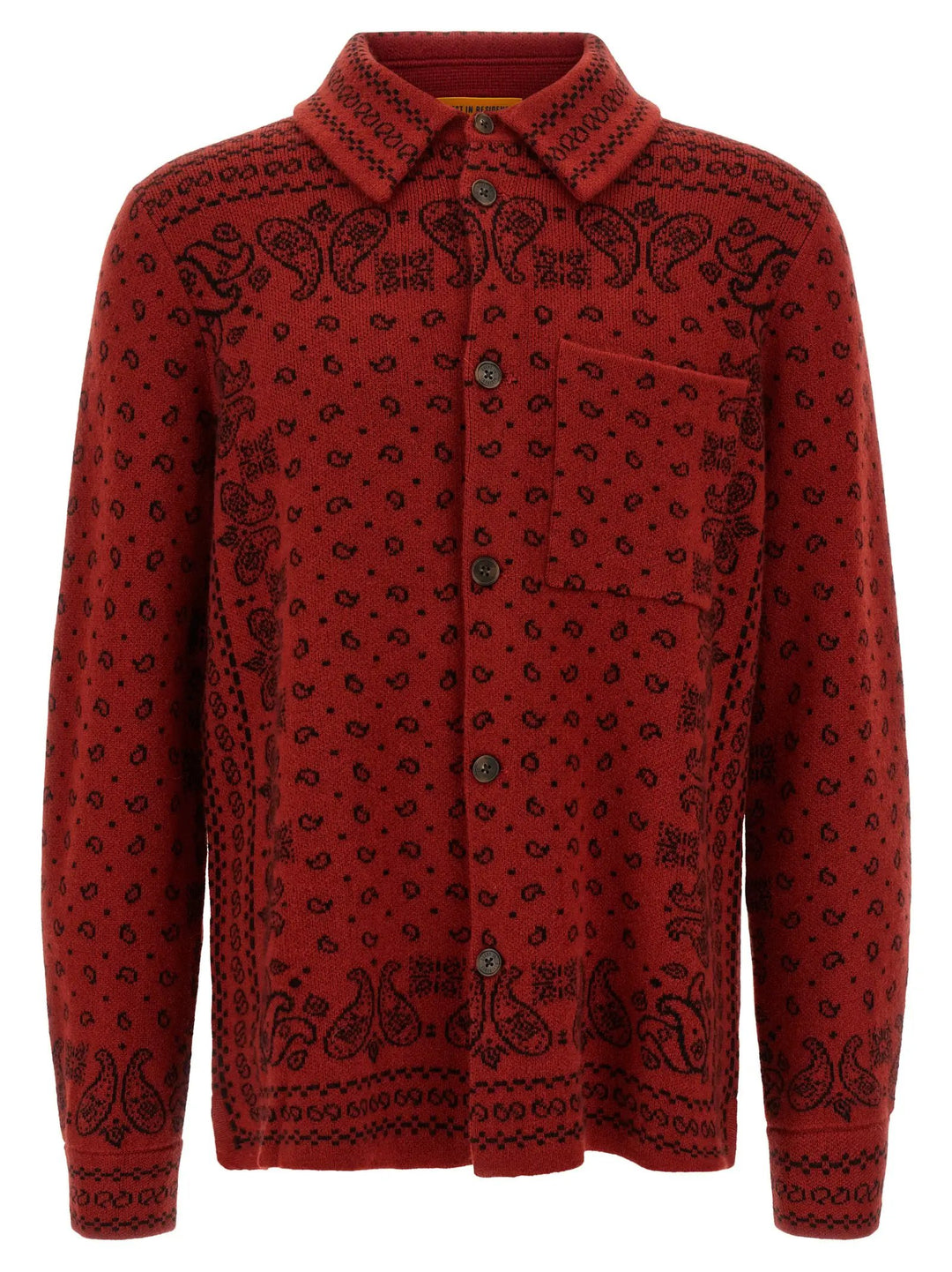 Guest in Residence Sample Sale | Guest in Residence Red Cashmere Blouse - | Designer outlet