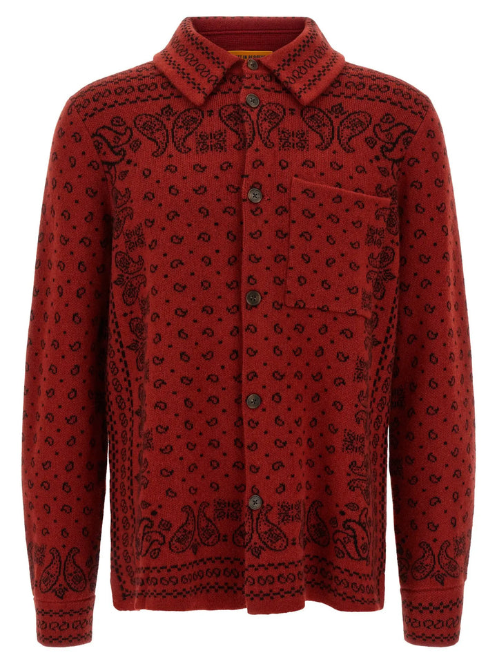 Guest in Residence Sample Sale | Guest in Residence Red Cashmere Blouse - | Designer outlet