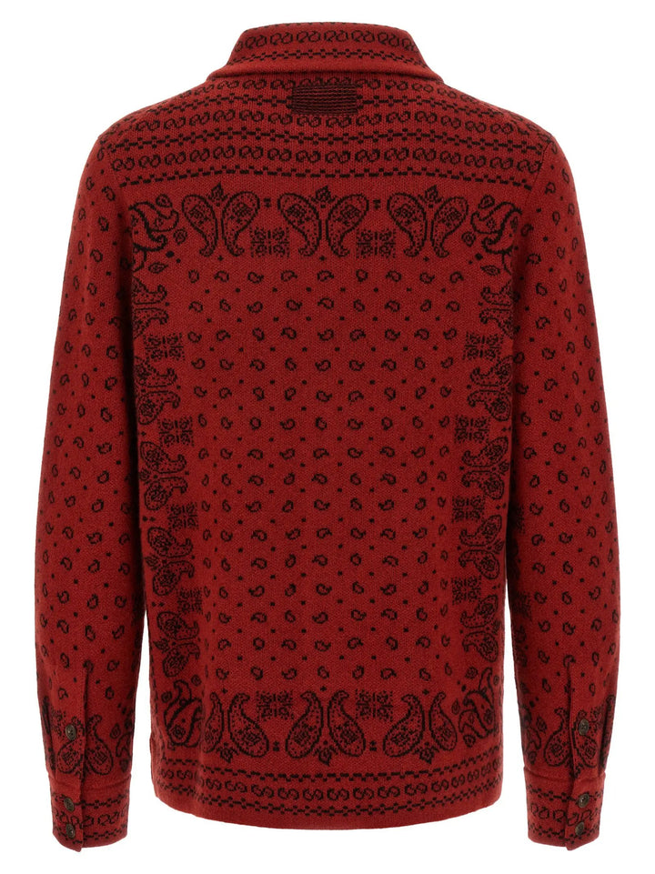 Guest in Residence Sample Sale | Guest in Residence Red Cashmere Blouse - | Designer outlet