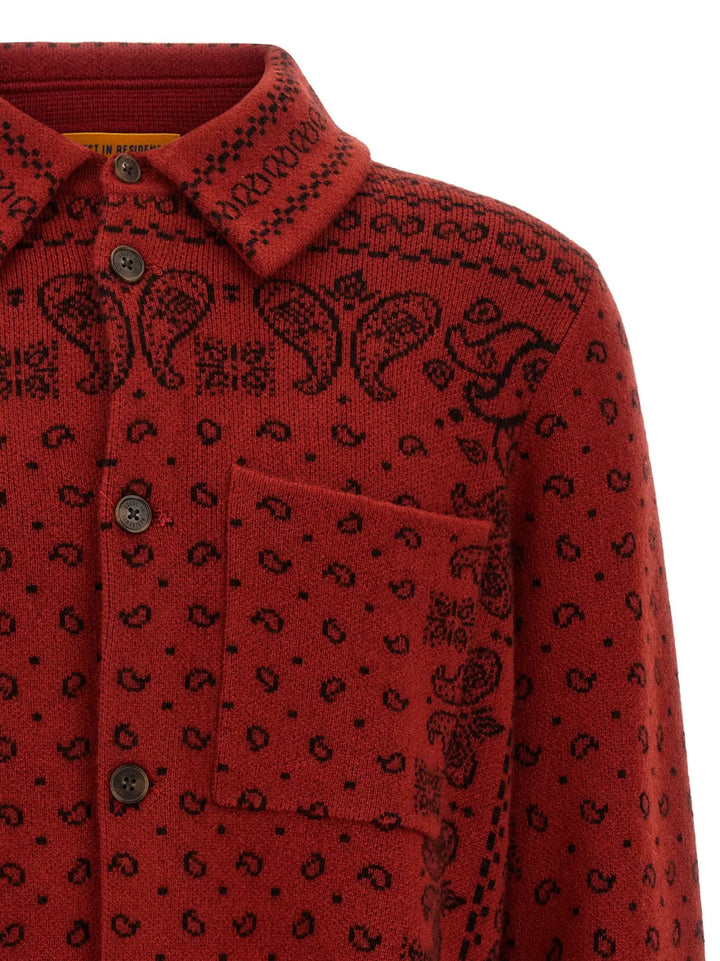 Guest in Residence Sample Sale | Guest in Residence Red Cashmere Blouse - | Designer outlet