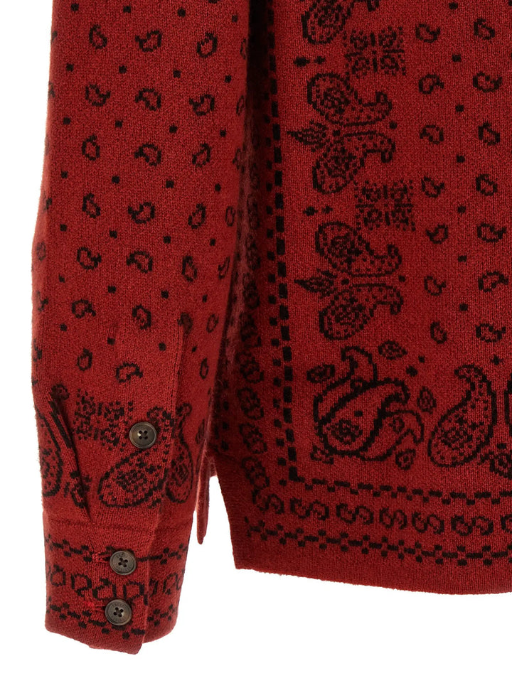 Guest in Residence Sample Sale | Guest in Residence Red Cashmere Blouse - | Designer outlet