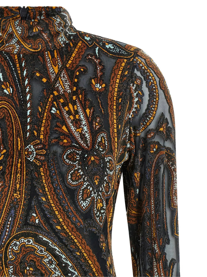 Etro Sample Sale | Etro Multicolor Viscose Short Dress - | Designer outlet