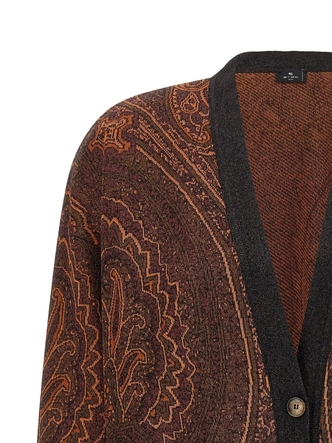 Etro Sample Sale | Etro Brown Viscose Cardigan - | Designer outlet