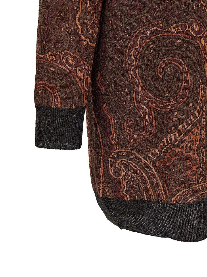 Etro Sample Sale | Etro Brown Viscose Cardigan - | Designer outlet