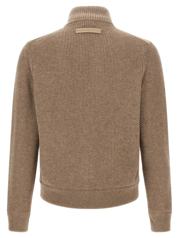ZEGNA Sample Sale | ZEGNA Beige Cashmere Cardigan - | Designer outlet