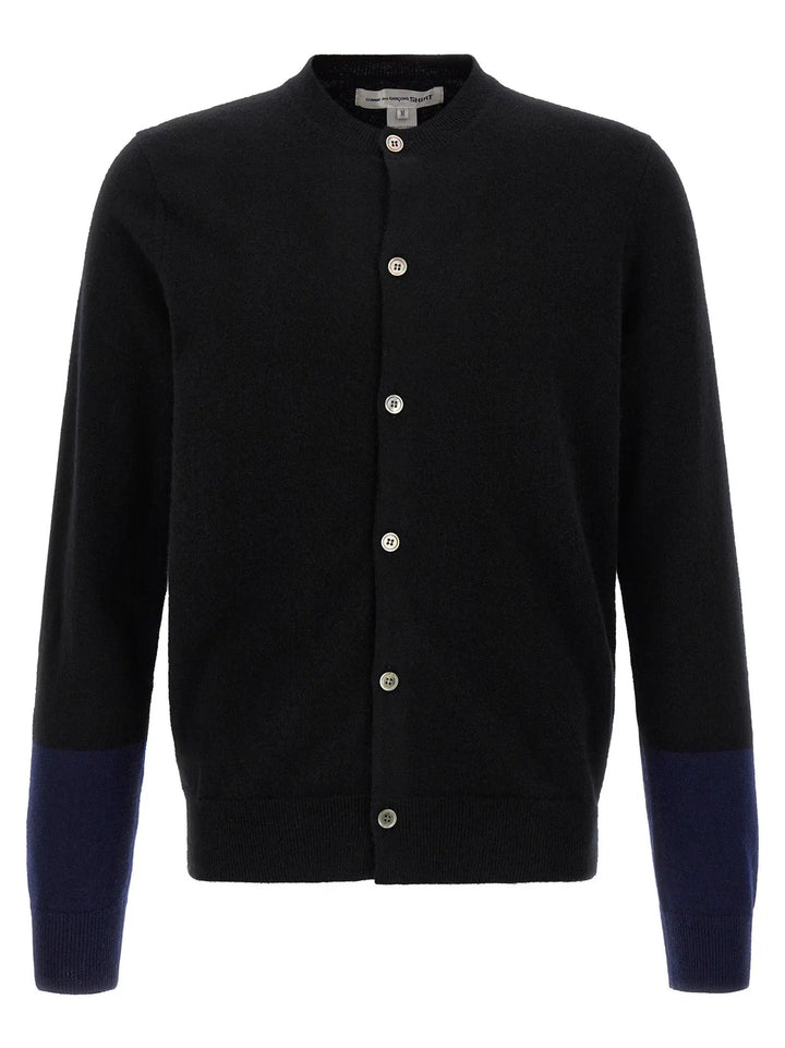 Comme Des Garçons Sample Sale | Comme Des Garçons Black Wool Cardigan - | Designer outlet