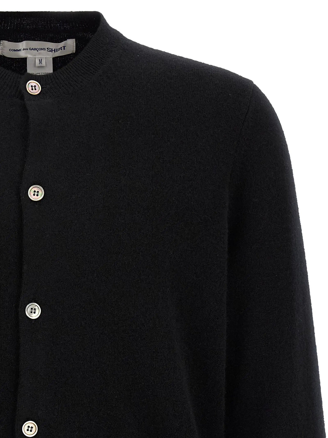 Comme Des Garçons Sample Sale | Comme Des Garçons Black Wool Cardigan - | Designer outlet