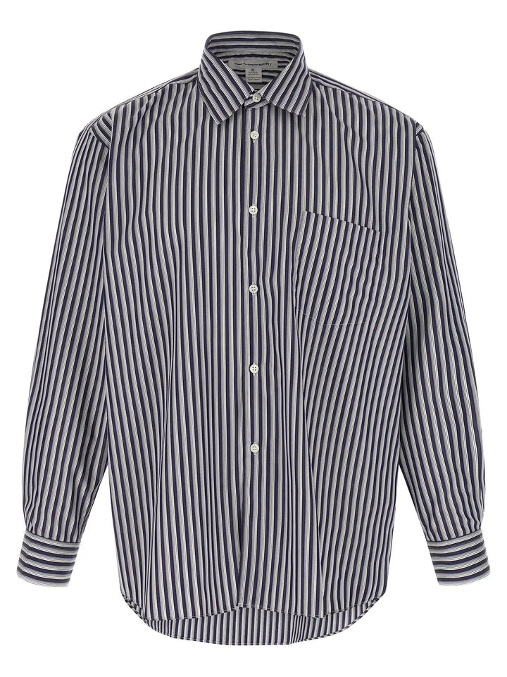 Comme Des Garçons Sample Sale | Comme Des Garçons Blue Cotton Blouse - | Designer outlet
