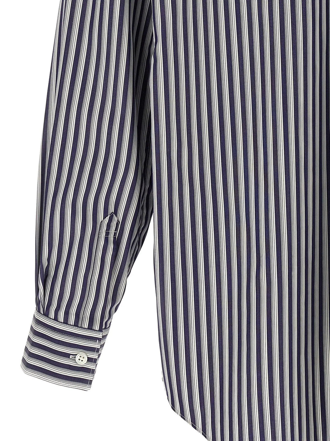 Comme Des Garçons Sample Sale | Comme Des Garçons Blue Cotton Blouse - | Designer outlet