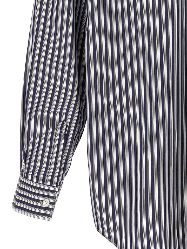 Comme Des Garçons Sample Sale | Comme Des Garçons Blue Cotton Blouse - | Designer outlet