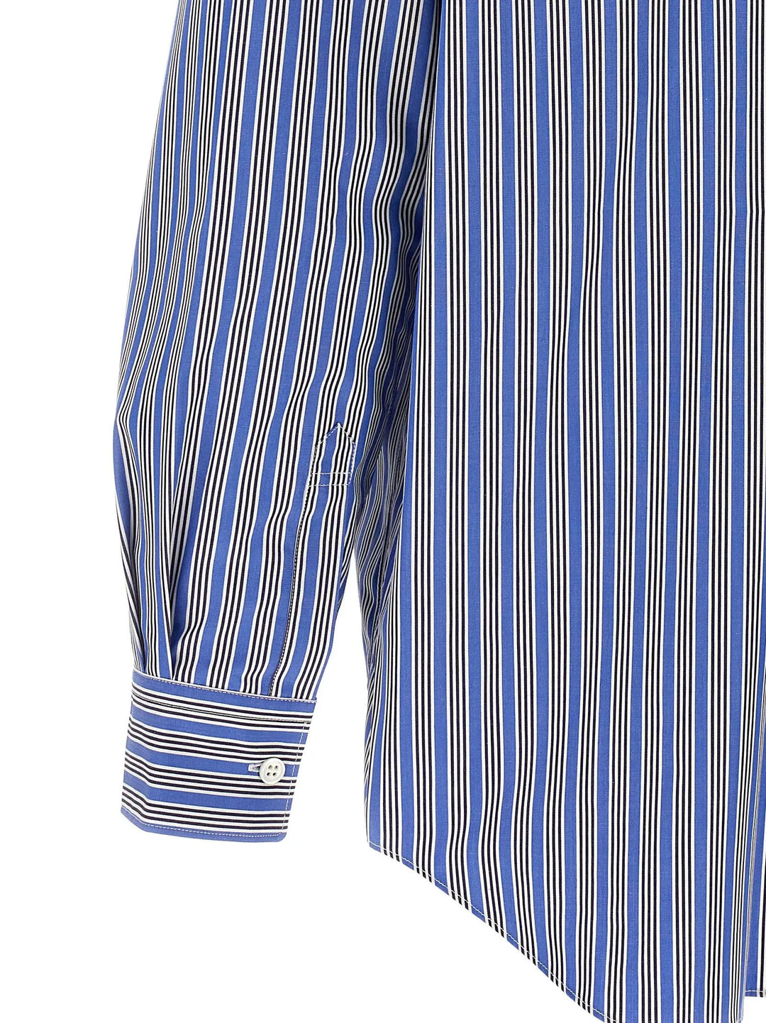Comme Des Garçons Sample Sale | Comme Des Garçons Blue Cotton Blouse - | Designer outlet