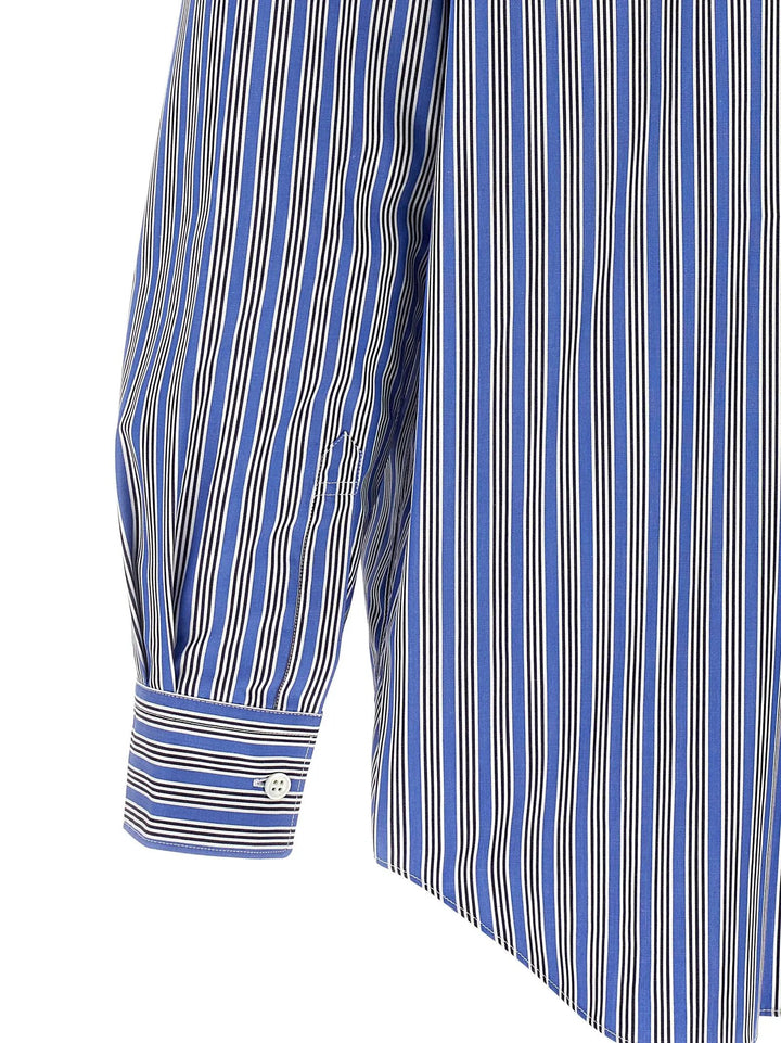 Comme Des Garçons Sample Sale | Comme Des Garçons Blue Cotton Blouse - | Designer outlet