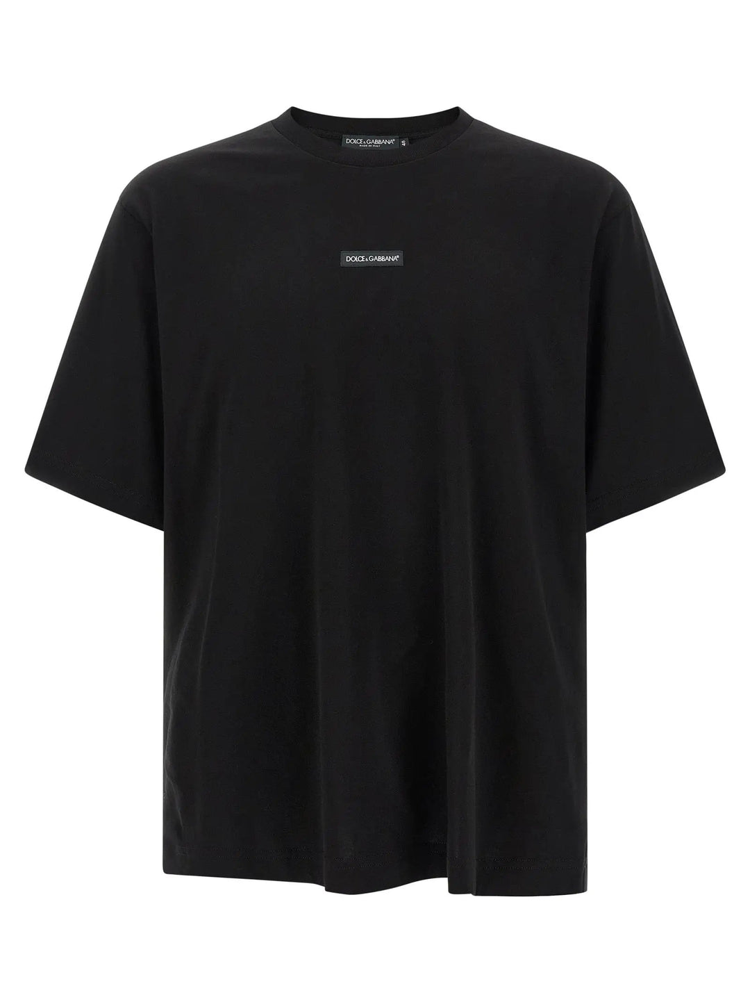 Dolce &amp; Gabbana Sample Sale | Dolce &amp; Gabbana Black Cotton T-Shirt - | Designer outlet