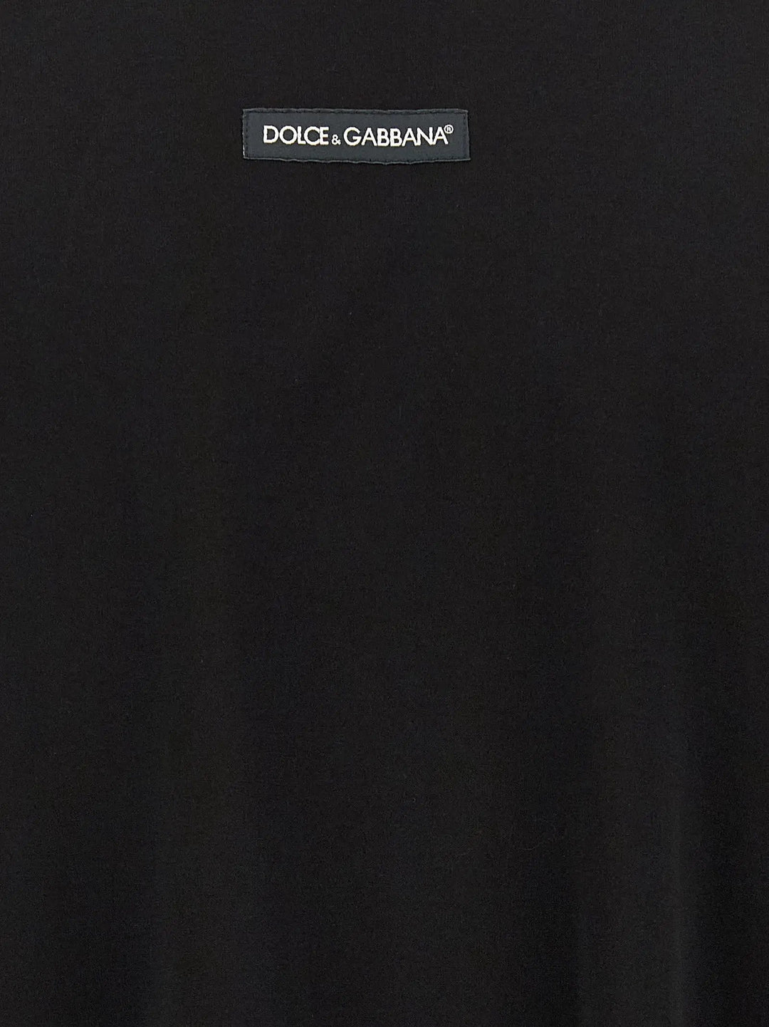 Dolce &amp; Gabbana Sample Sale | Dolce &amp; Gabbana Black Cotton T-Shirt - | Designer outlet