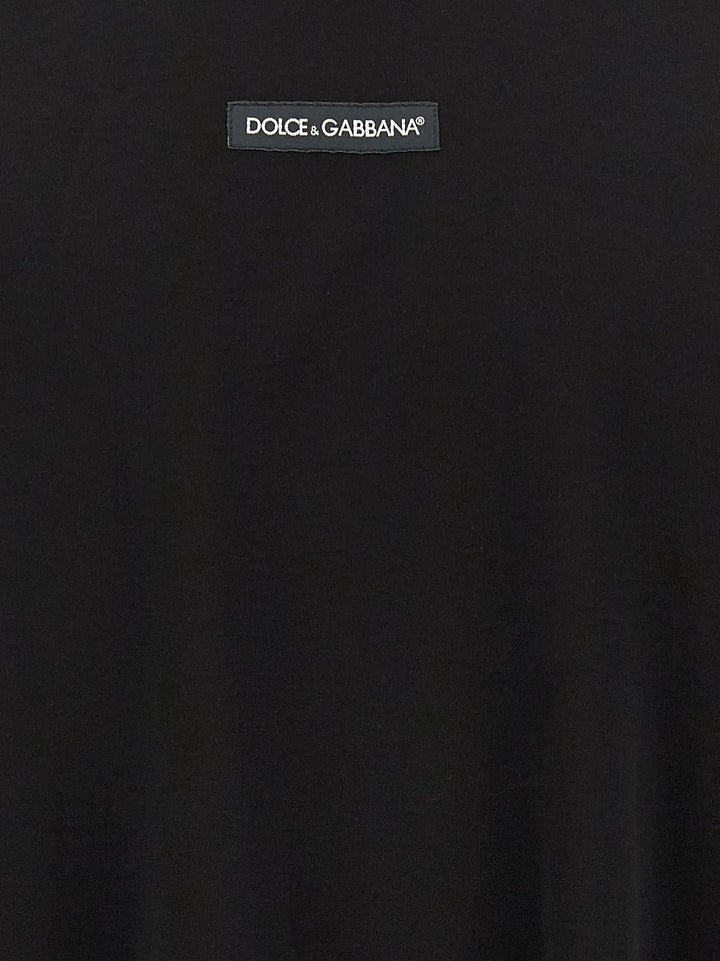 Dolce &amp; Gabbana Sample Sale | Dolce &amp; Gabbana Black Cotton T-Shirt - | Designer outlet