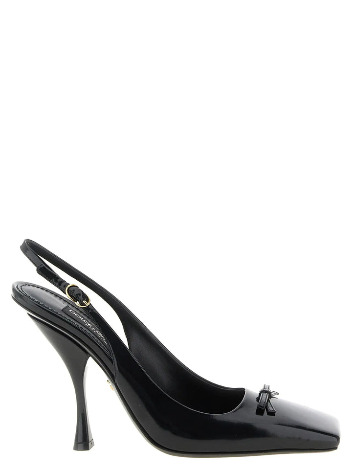 Dolce &amp; Gabbana Sample Sale | Dolce &amp; Gabbana Black Calfskin High Heel Pumps - | Designer outlet
